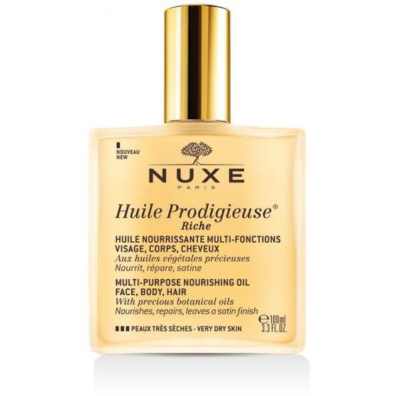 Nuxe Huile Prodigieuse Riche Multi-Purpose Olio Nutriente Multiuso 100 ml