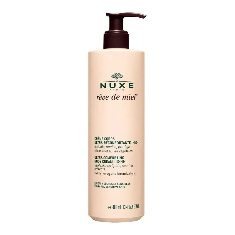 Nuxe Reve De Miel Crema Corpo Ultra Comfort 48 h 400 ml pelle secca e sensibile