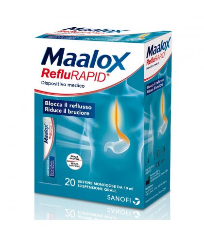 Malox RefluRAPID 20 Bustine monodose d 10 ml