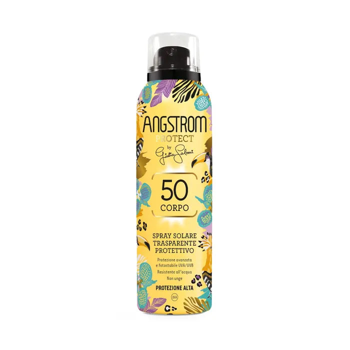 Angstrom Protect SPF50 Spray Solare Corpo Trasparente 200ml