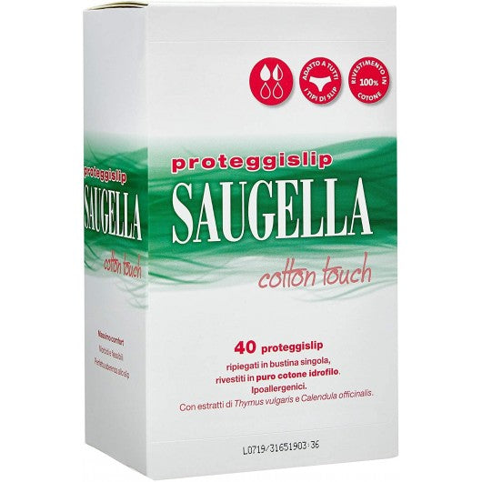 SAUGELLA PROTEGGI SLIP COTTON TOUCH 40PZ.RIPIEGATI IN BUSTINA SINGOLA