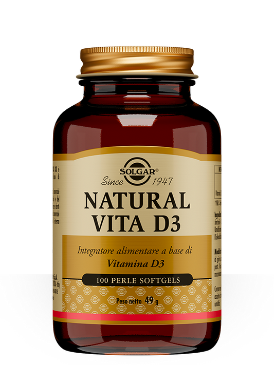 Solgar NATURAL VITA D3 100 perle softgels