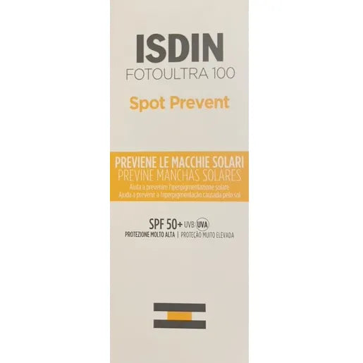 Isdin Fotoultra 100 Spot Prevent Fluido solare Spf 50+ 50ml