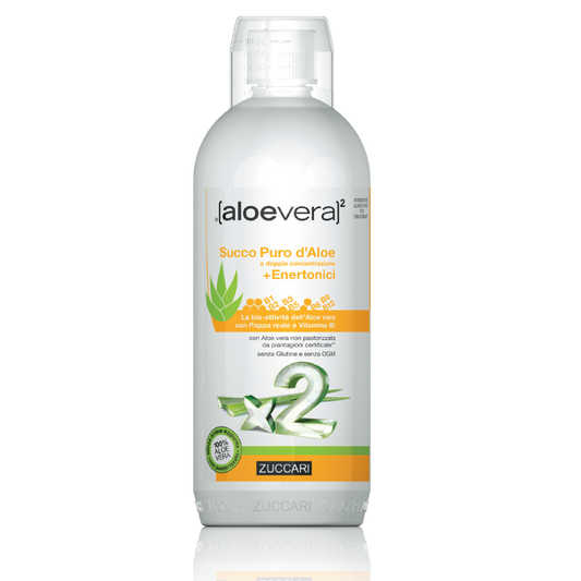 Zuccari ALOEVERA Succo Puro D'Aloe + Enertonici 1000 ml