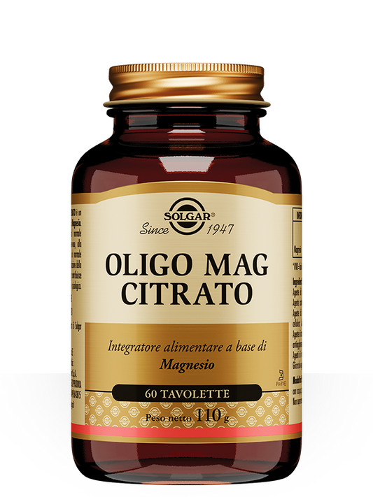 Solgar Oligo Mag Citrato 60 tavolette