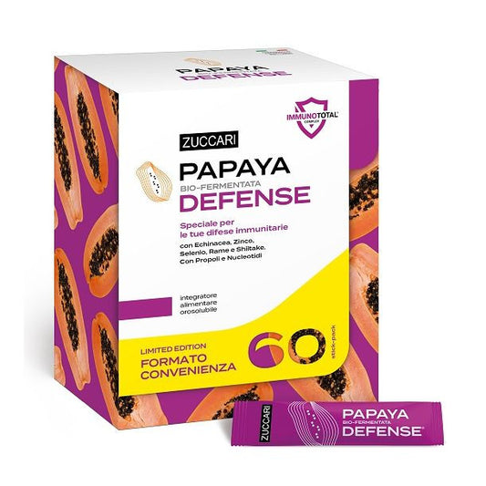 PAPAYA DEFENSE - INTEGRATORE ALIMENTARE PER LE DIFESE IMMUNITARIE - 30 BUSTINE OROSOLUBILI