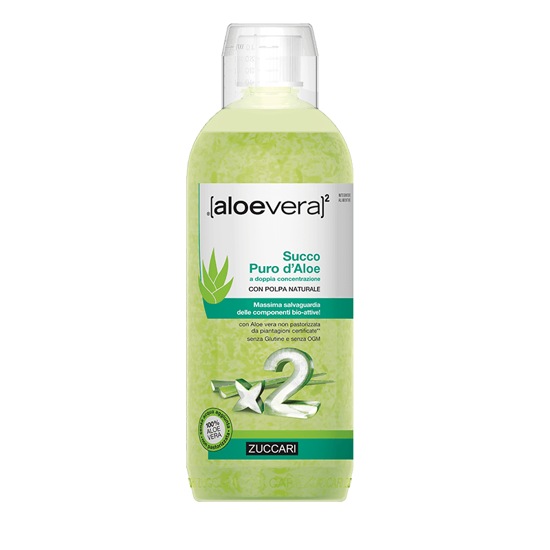 ZUCCARI ALOEVERA2 SUCCO PURO D'ALOE A DOPPIA CONCENTRAZIONE