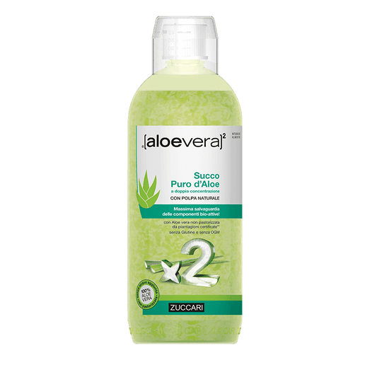 ZUCCARI ALOEVERA2 SUCCO PURO D'ALOE A DOPPIA CONCENTRAZIONE